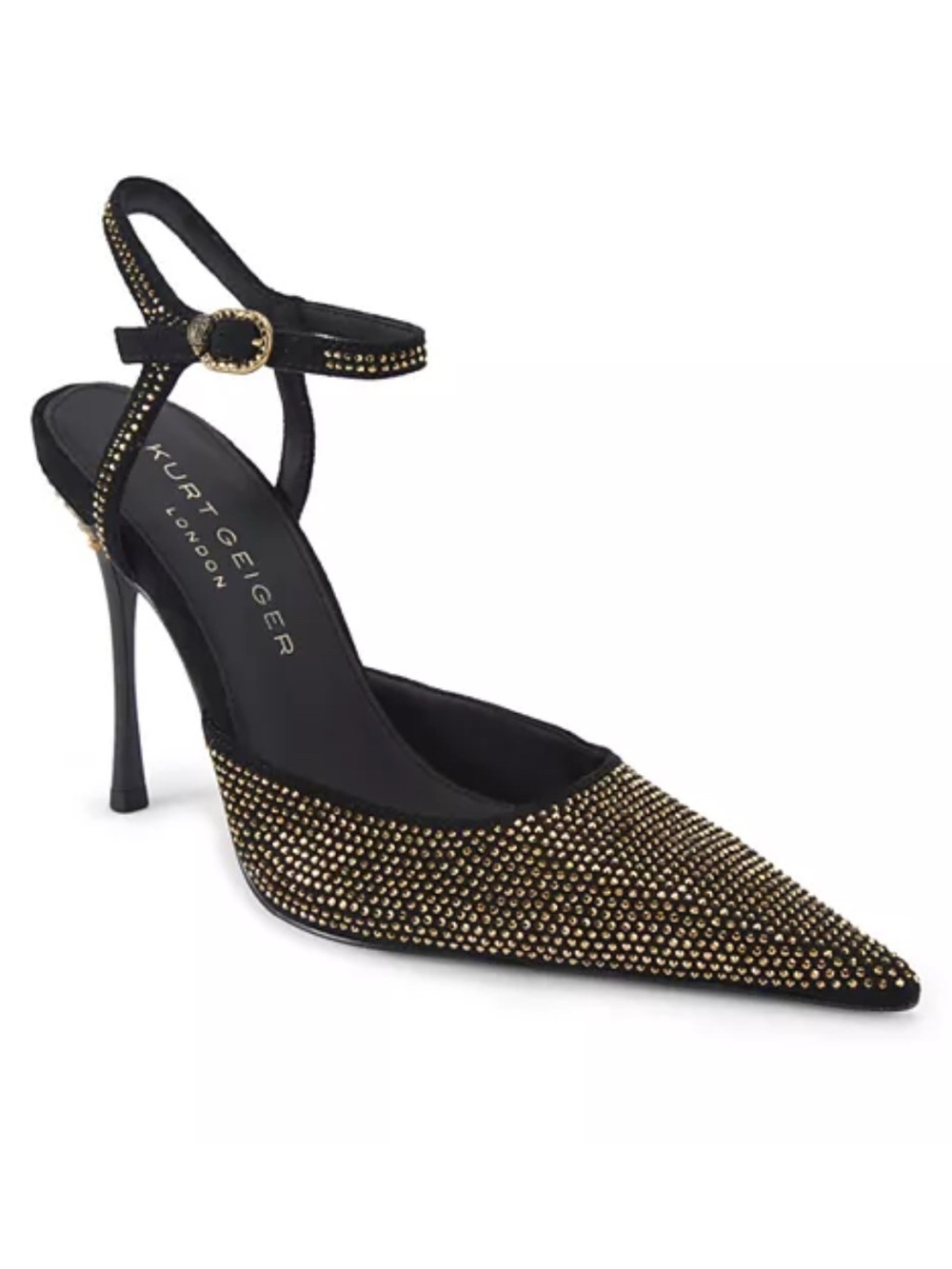 Kurt Geiger Mayfair Point Ankle Strap Heels - Picture 6 of 14
